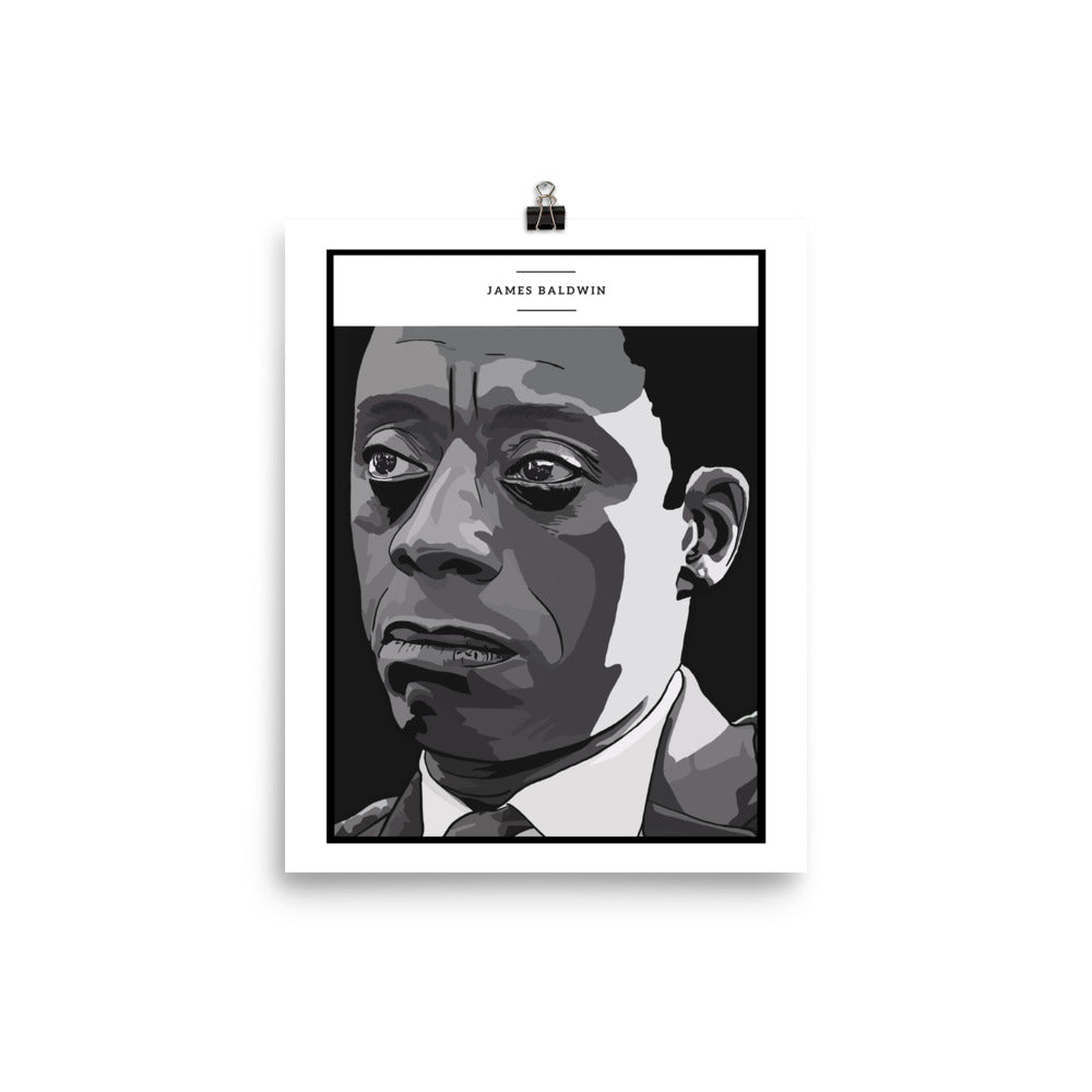 James Baldwin ART PRINT Queero Gear